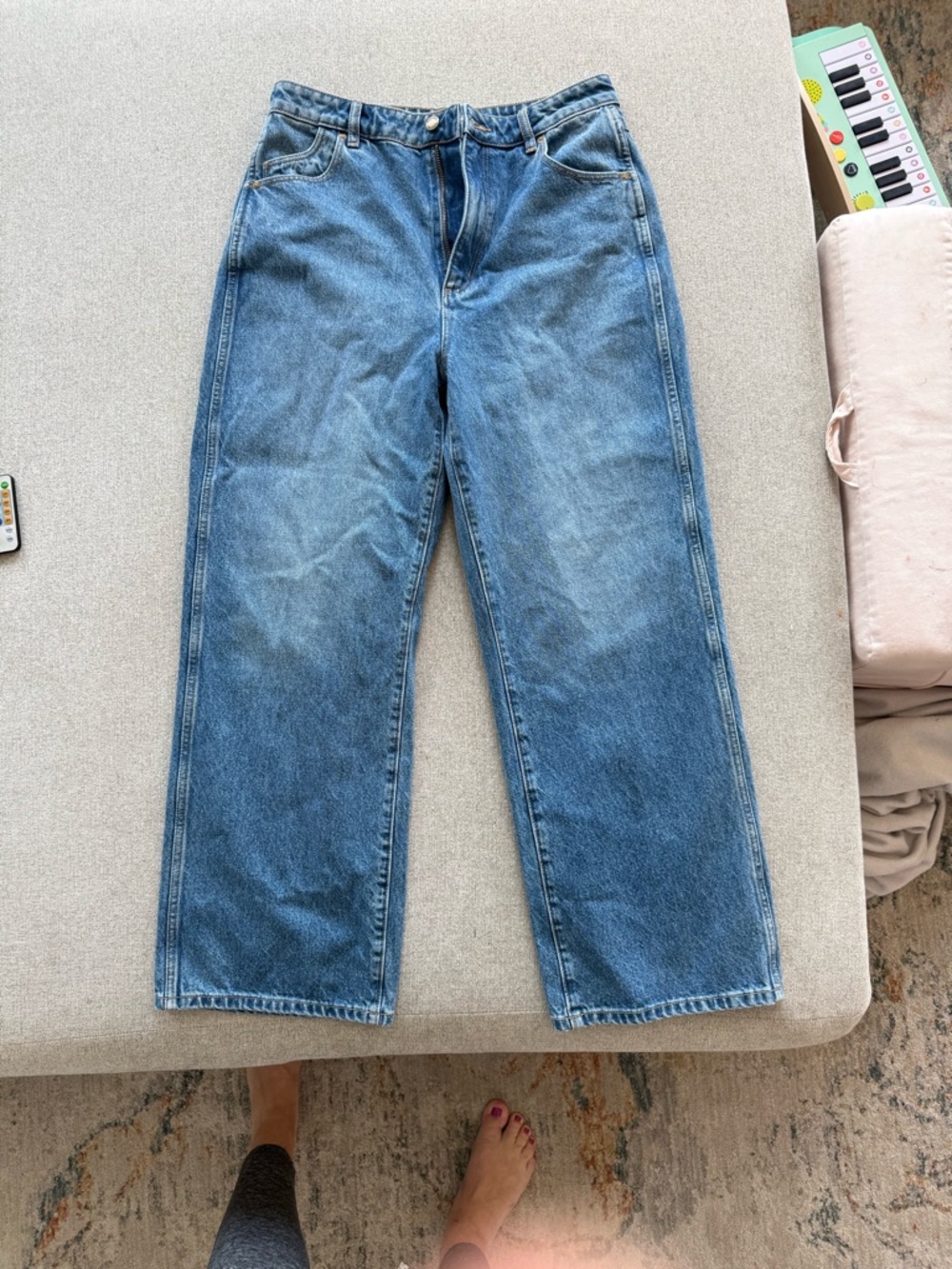 ROLLA'S Relaxed Blue Denim Jeans